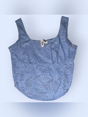 Pink Victoria’s Secret Lace Cinched Corset Top
